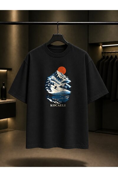fame-stoned Kocaeli Kartepe Ski Printed Unisex 100% Cotton T-Shirt