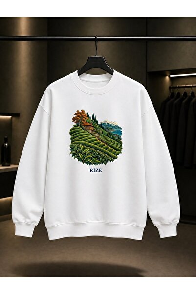 fame-stoned Rize Tea Gardens Printed Unisex 100% Cotton Sweatshirt