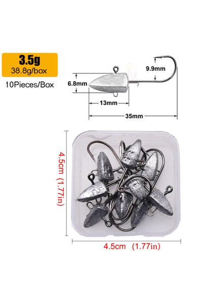 Choice 3.5g MrLurion box Package 3.5g 5g 7g 10g 14g 21g 28g Triangle Head NED...