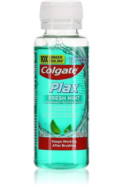 Colgate Palmolive غسول الفم كولجيت بلاكس، غسول فم بالنعناع الأخضر المنعش، لتن...