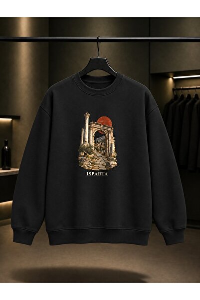 fame-stoned Isparta Pisidia Antiokheia Printed Unisex 100% Cotton Sweatshirt