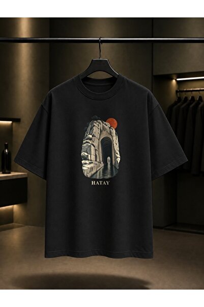 fame-stoned Hatay Titus Tunnel Printed Unisex 100% Cotton T-Shirt
