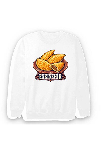 fame-stoned Eskişehir Çibörek Printed Unisex 100% Cotton Sweatshirt