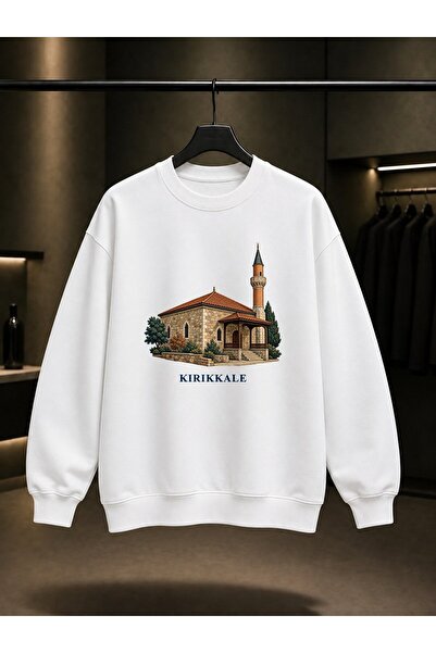 fame-stoned Kırıkkale Honey Mosque Printed Unisex 100% Cotton Sweatshirt