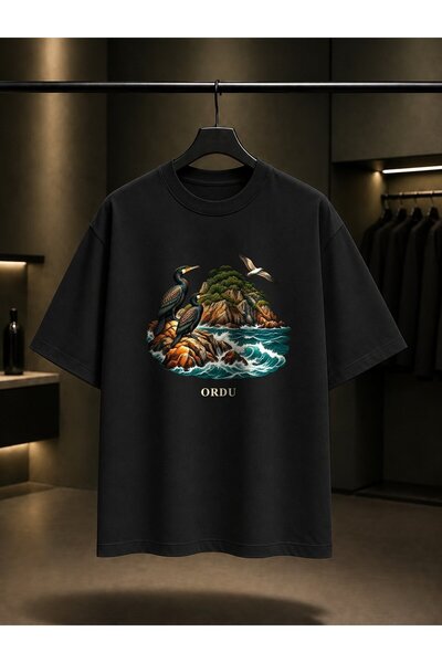 fame-stoned Army Hoynat Island Printed Unisex 100% Cotton T-Shirt