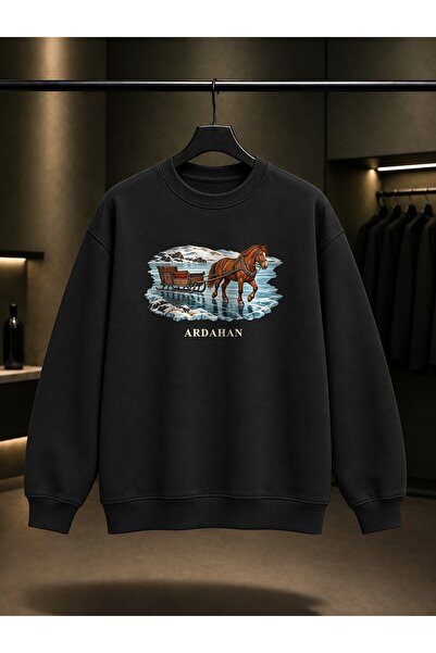 fame-stoned Φούτερ με στάμπα Ardahan Çıldır Gölü, Unisex, 100% βαμβάκι