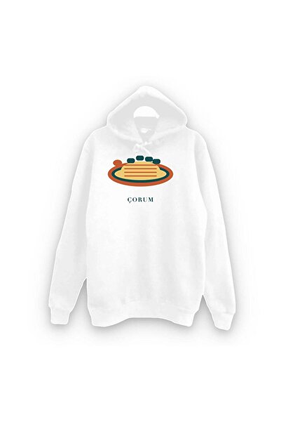 fame-stoned Çorum İskilip Printed Unisex 100% Cotton Hooded Sweatshirt