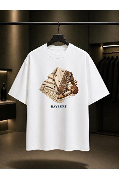 fame-stoned Bayburt Ehram Woven Printed Unisex 100% Cotton T-Shirt