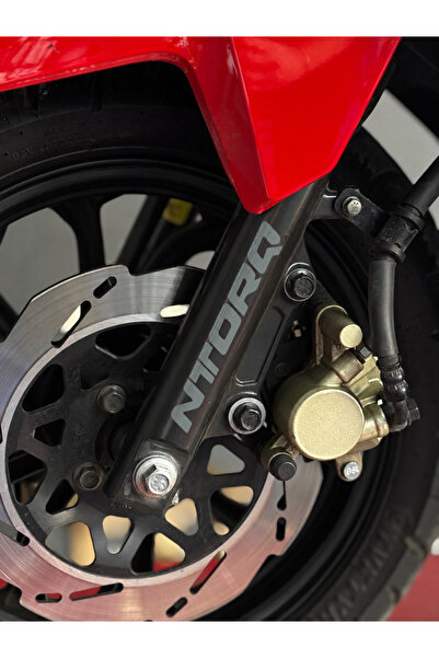 Banxtre TVS Ntorq 125 için Maşalara Uyumlu Ntorq Yazı Sticker (12CM) (2 Adet)
