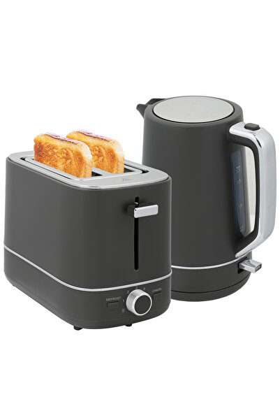 Generic Brand Set compus din fierbător de 1.7L și prăjitor de pâine cu 6 nive...