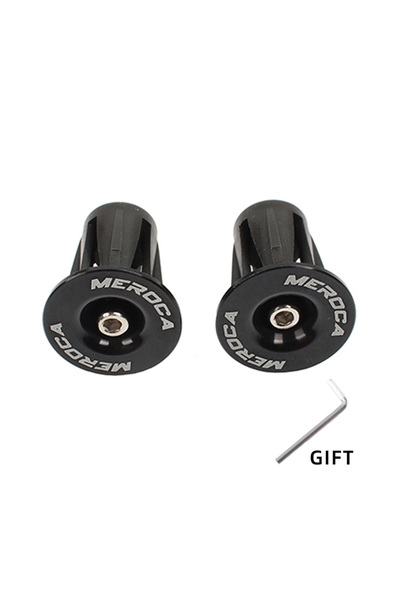 Choice Black 1 Pair 1 Pair Mountain Road Bike Handlebar End Plugs Aluminum Al...