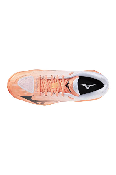 MIZUNO Wave Lightning Pro Unisex Voleybol Ayakkabısı Beyaz / Turuncu
