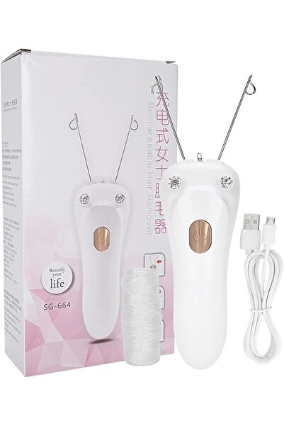 Boolygo Threading Hair Removal Epilator for Women, Electric Facial Threading ...