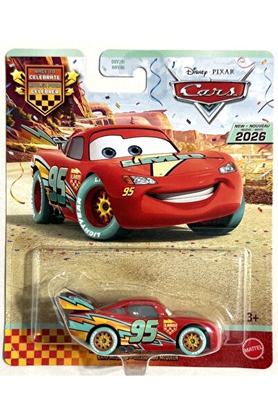 HOT WHEELS Disney Pixar Cars 2026 Race to Celebrate Lightning Mcqueen 95 Meta...