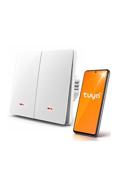 Qoltec Întrerupător inteligent cu 2 circuite |   Wi-Fi |   Temporizator |   T...