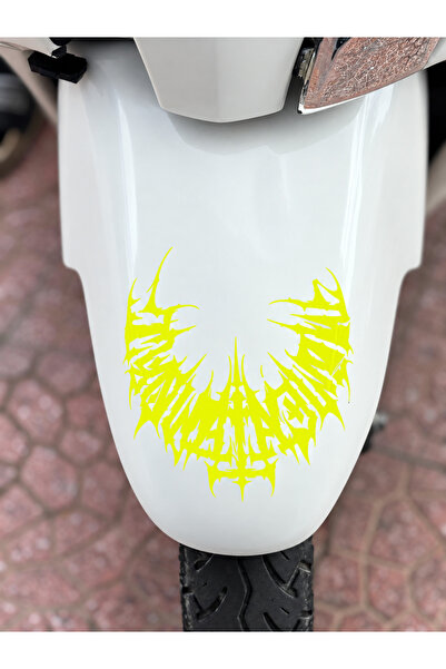 Banxtre Half Gothic Tribal Sticker Decal for Jupiter Front Fender (15Cmx15Cm)