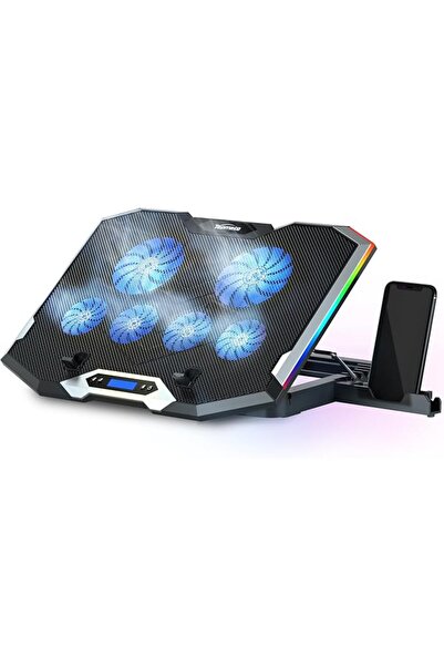 GENERAL TopMate C11 Laptop Cooling Pad RGB Gaming Notebook Cooler | Laptop Fa...