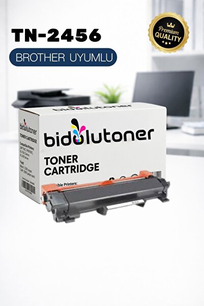 Brother TN-2456 Muadil Toner 3000 Sayfa Siyah MFC-L2716DW HL-L2376DW Uyumlu