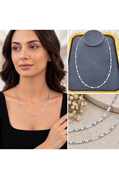 FM 💎   Premium Shiny and Stylish Silver Color 316L Steel Plate Detailed Thin...