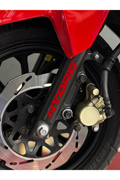 Banxtre TVS Ntorq 125 için Maşalara Uyumlu Ntorq Yazı Sticker (12CM) (2 Adet)