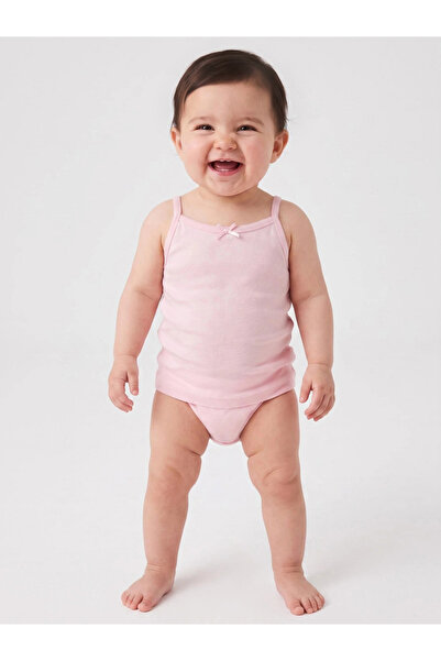 Styli Pack of 3 - Baby Girl Multi-Color Bow Detail Cami Vest