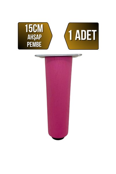 GOLDENWOODEN Ravna, podesiva drvena noga za stol i ormarić (ROZA) (15CM) (BUK...