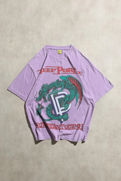 Overdrive Deep Purple The Battle Rages On Oversize Unisex Moonwash Yıkamalı K...