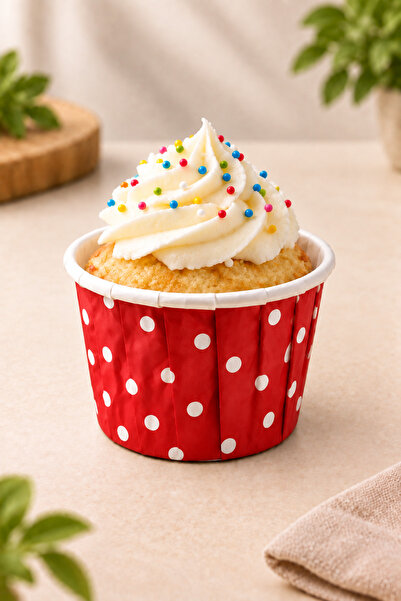 LİNORA Renkli Muffin ve Cupcake Pişirme Kapsülü (25 AD)