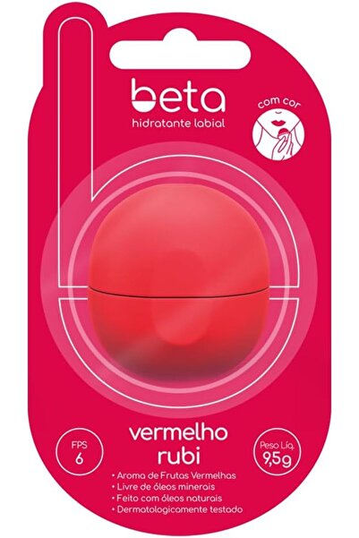 Beta Lip Moisturizer with Color - Red Berry Ruby Red 0.34oz