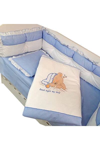 Beboulino Σετ Κούνιας 60x120εκ. Γλυκός Ύπνος Μπλε 70013140160