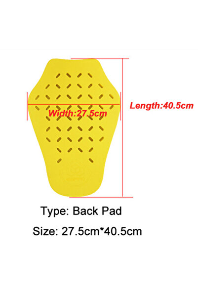Choice EVA Back Pads CE Motorcycle Back Protector Jackets Insert Back Protect...