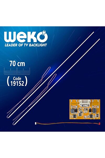 Universal 3’lü Kesilebilir 70 Cm (42’’-55’’ Arası) 2 X Çubuk Eled - Driver