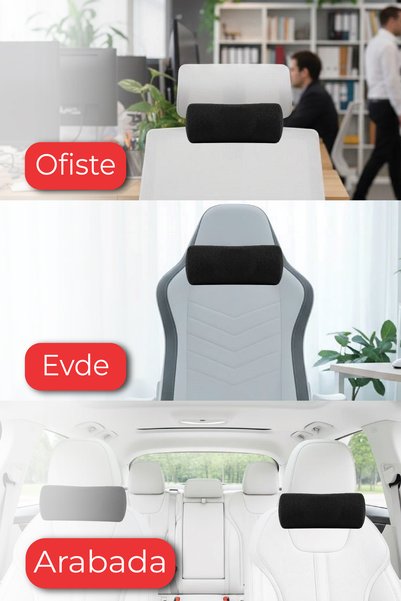 Viscofoam Carfort Small Visco Car Neck Pillow – Orthopedic Car Seat Neck Support - Car Pillow - Black |   Ergo Travel