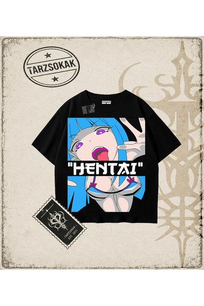 Tarzsokak Anime Printed Oversize Unisex T-Shirt