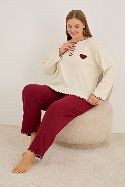 Siyah İnci Πιτζάμα Plus Size "siyah inci" SOFT SWIRL