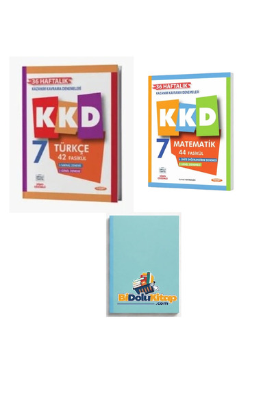 Fenomen Yayıncılık KKD 7 TÜRKÇE - MATEMATİK (DEFTER HEDİYE)