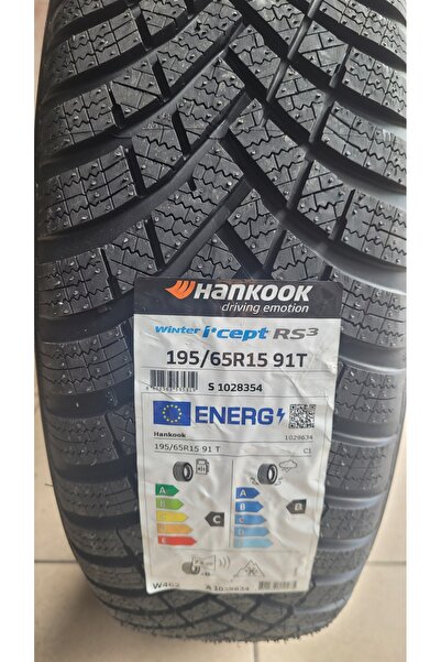 Hankook 195/65R15 Winter I-cept RS3 W462 91T Set Olarak(4 ADET) 2026 Üretim*