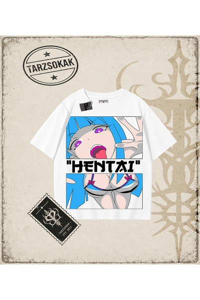 Tarzsokak Anime Printed Oversize Unisex T-Shirt