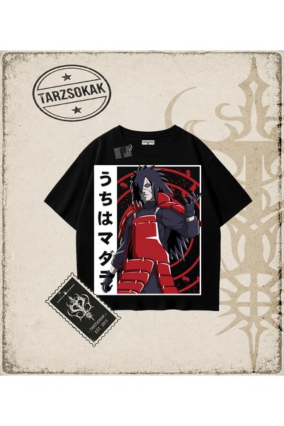 Tarzsokak Naruto Anime Printed Oversize Unisex T-Shirt