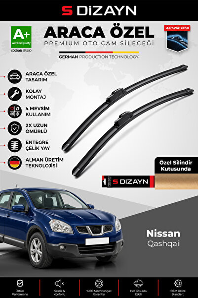 S Dizayn S-Dizayn Nissan Qashqai Ön Cam Silecek Seti 2006-2013 Premium Araca ...