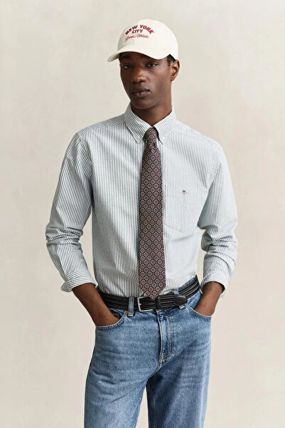 Gant Erkek Yeşil Regular Fit Oxford Gömlek