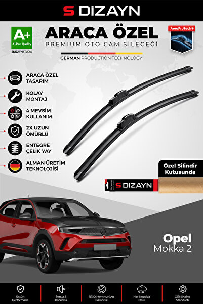 S Dizayn S-Dizayn Opel Mokka 2 Ön Cam Silecek Seti 2020 Üzeri Premium Araca Ö...