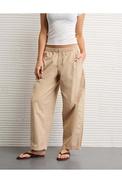 AMERICAN EAGLE AE Low-Rise Pull-On Barrel Pant