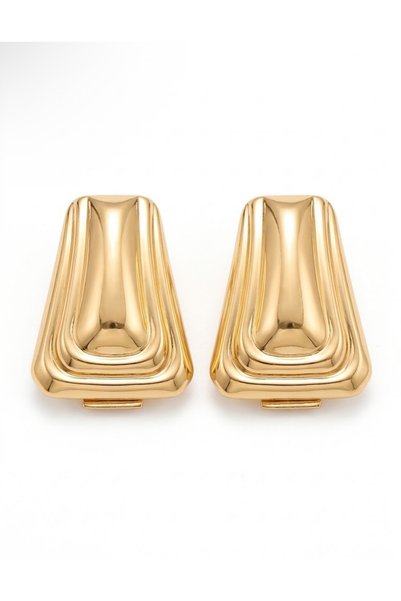 GenelTedarik Women's Gold Plated Earrings, Tarnish Resistant, Stainless, Gift...