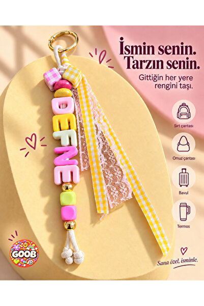 Kişiye Özel Çanta Aksesuarı/İsimlik/Charm