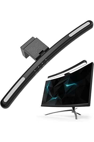 ZLH HITY شريط إضاءة منحني للشاشات المنحنية مقاس 24-27 بوصة مع 7 ألوان RGB، إع...
