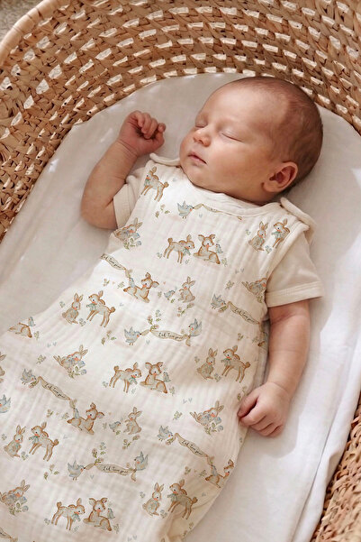 Tuğba Kuğu 4 Layer Muslin 1.2 Tog Baby Sleeping Bag (0-18 Months) - Sweet Woo...