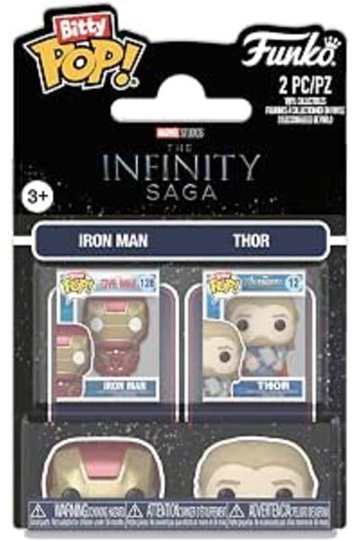 Funko Bitty Pop! Marvel Infinity Saga: Iron Man & Thor & Hulk 2 Pack Vinyl Fi...