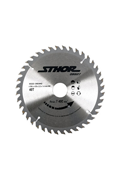 Sthor Pânză de ferăstrău circular pentru lemn 184 x 40 x 30 mm, 40 dinți
