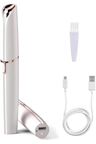 Yelajoy 2 in 1 Eyebrow Trimmer & Facial Hair Remover, Rechargeable Painless R...